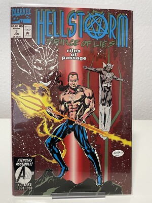 HELLSTORM #3 Comic Heft US Marvel Comics Guter Zustand bagged and Boarded
