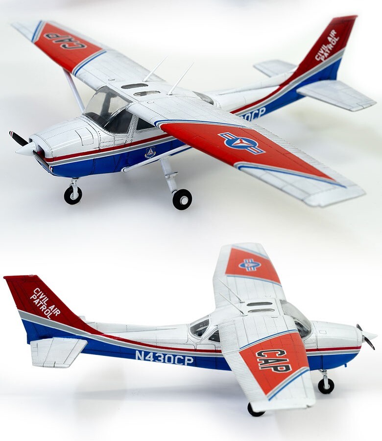 Academy 1/48 Cessna 172 SkyHawk “Civil Air Patrol” Plastic