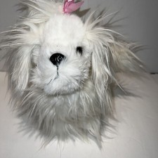 10" Battat White Maltese Yorkie Toy Breed Puppy Dog Fluffy Plush Stuffed Animal