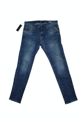 Replay Anbass - M914 - Jeans Mens - W30 L32 - Blue - Excellent Denim