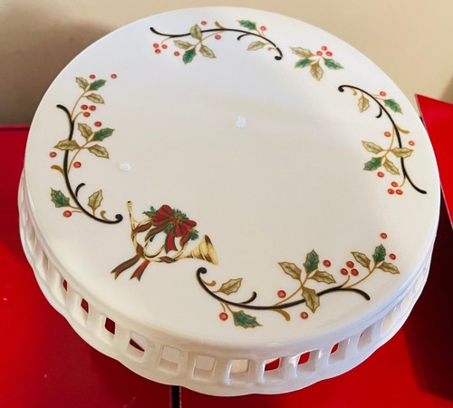 MIKASA FLORAL CHINA 10" PEDESTAL CAKE PLATE/STAND - Picture 3 of 5