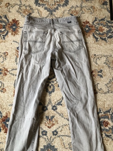 PATAGONIA Straight Fit Iron Clad Jeans Mens 31x30 Grey Denim Organic Cotton - Picture 10 of 11