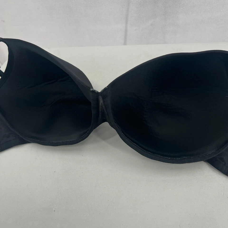 Lane Bryant Cacique Smooth Bra Size 42G Black Lightly Lined Full Coverage - Image 4 of 4