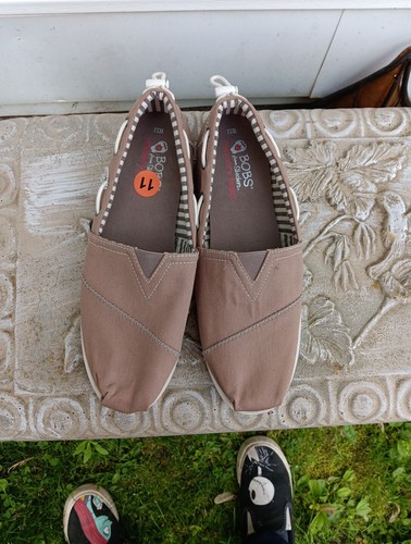 Bobs From Skechers Slip On Shoes Womans Size 11 Breeze Memory Foam Brown Taupe - Picture 8 of 10