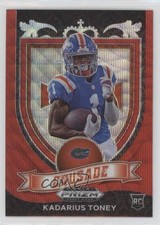 2021 Panini Prizm Draft Picks Crusade Ruby Wave Prizm Kadarius Toney #176 0c2