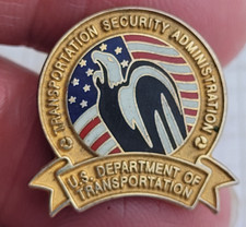Vintage TSA Lapel Pin Transportation Security Administration Eagle Est. 11/19/01
