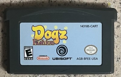 GBA Dogz Fashion, Nintendo Game Boy Advance, 2006, Authentic & Tested