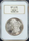 1881-S Morgan Silver Dollar $1 NGC MS64 -  Old No Barcode Fatty