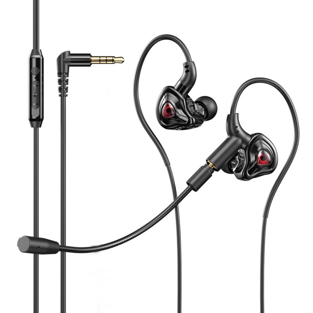 Dual-Mic Wired Headset for Devices