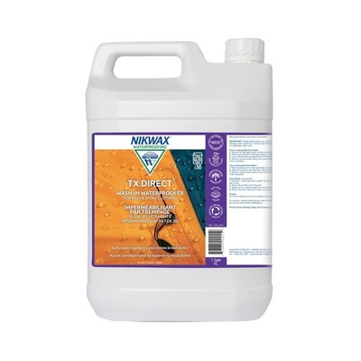 Nikwax TX.Direct Wash-in, 5L, High Performance Waterproofing Renewal Treatmen...