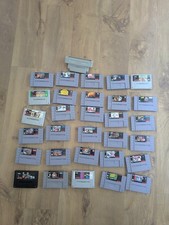 Joblot Snes Pal And NTSC Games And Converter X 30 FP