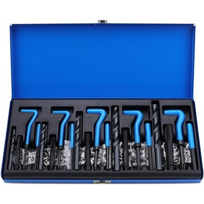  SAE Thread Repair Helicoil Kit - 131PC with HSS Drill Bits, 131-Pc. SAE