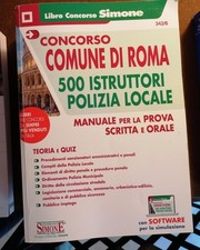 Libro  Concorso  Vigili  Urbani  Edizioni  Simone per Istruttori Polizia Locale