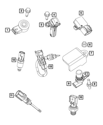 Genuine Mopar Sensor Shield 68194618AA