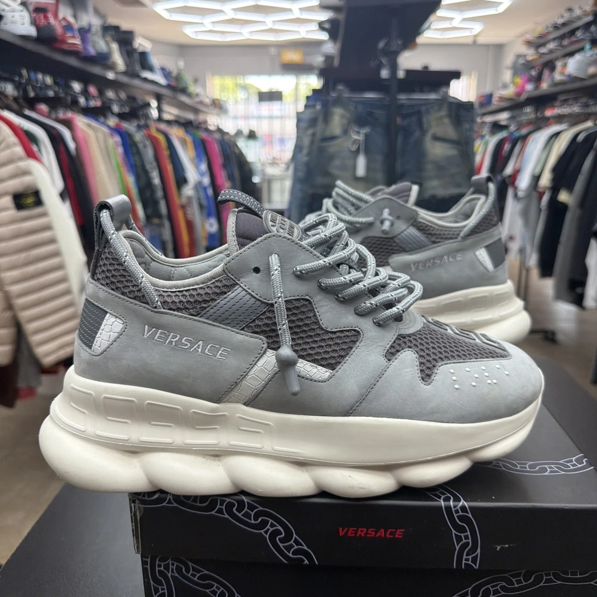 Versace Chain Reaction 2 Grey for sale | eBay