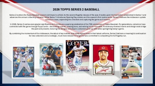 TEAM CARD #492 GUARDIANS 2026 Topps Series 2 JUMBO 10 Case (60Box) Player Break #3 - Bild 4 von 12