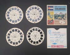 Colorado State Tour Series View-Master 4 Reel Set w/Booklet   