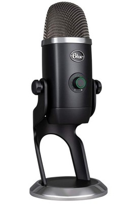 Blue Yeti X USB Mikrofon Schwarz mit Original Tischständer