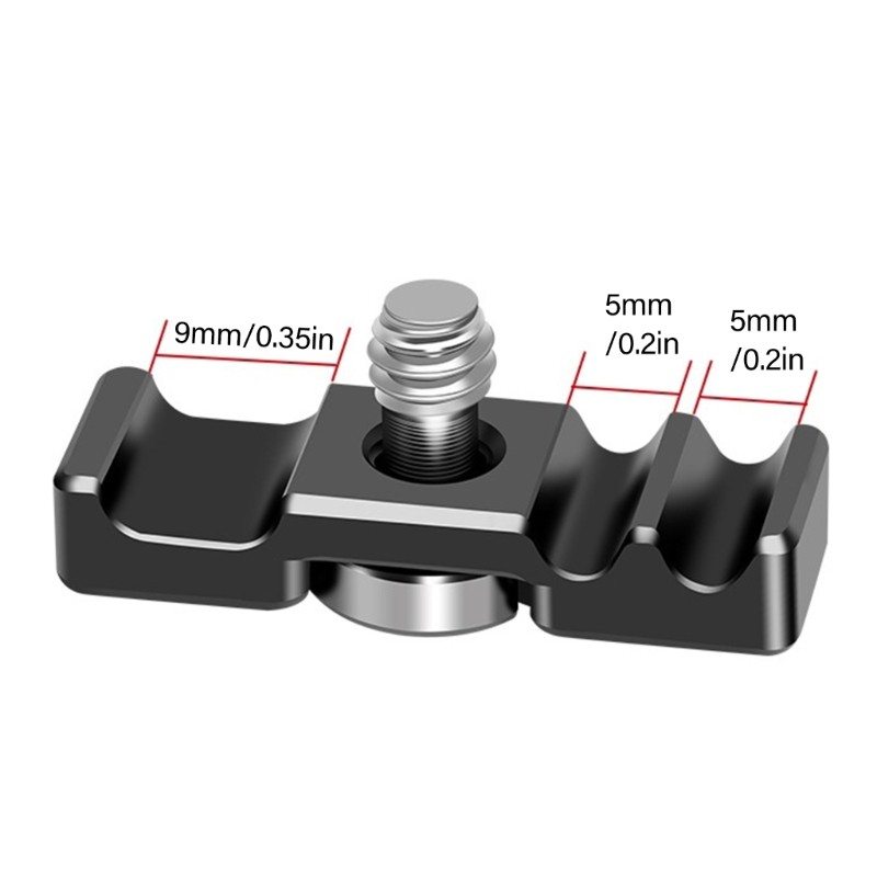 3 Slot Cable Clamp For DSLR Camera Cage Cable Lock Clip With Hex Screw ...