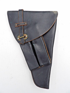 vintage WWII MILITARY leather PISTOL HOLSTER estate sale $9.95 NO RESERVE