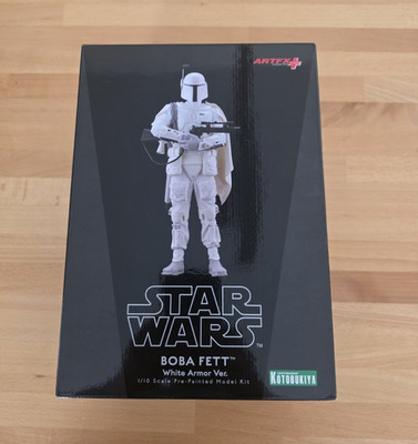 Boba FETT Kotobukiya ARTFX+ Star Wars Boba Fett White Armor Ver. 1/10 Figur I