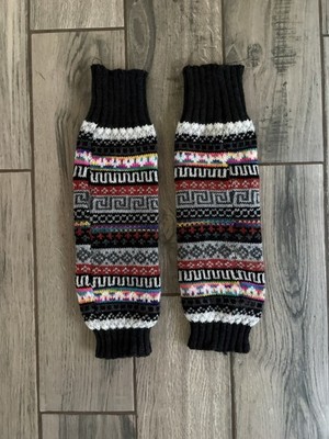 Leg Warmer From Peru Alpaca Wool Blend Made In Peru