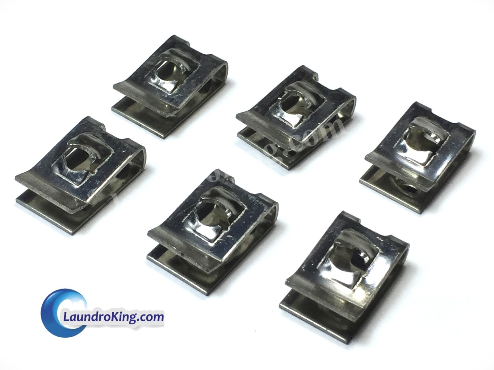 8640-399-007 (6) PIECES STAINLESS STEEL SOAP BOX SPEED NUT FOR DEXTER WASHER