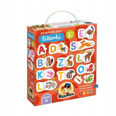Czuczu Puzzle do Pary Literki Lernspielzeug 48 Teile ab 3 Jahre