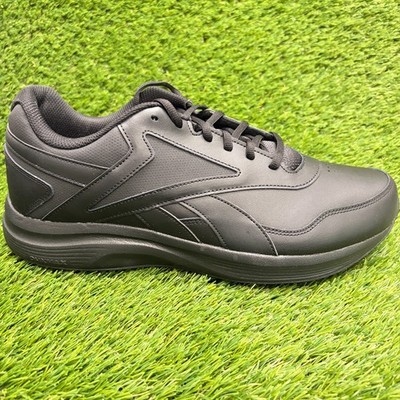 Reebok Walk Ultra 7.0 DMX Max Mens Size 11.5 4E Black Athletic Shoes Sneakers