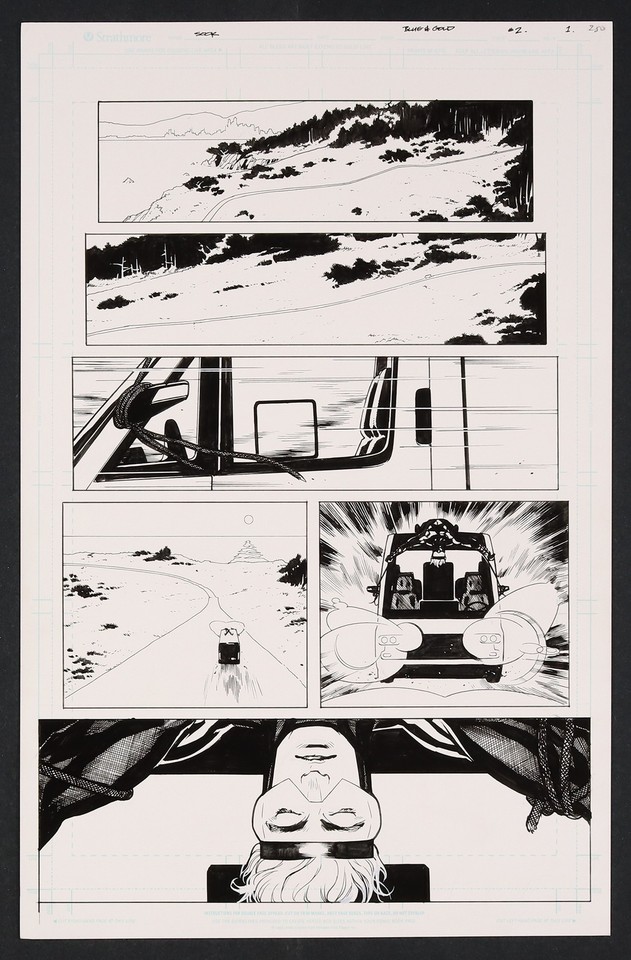 Original Art from Blue and Gold #2 (2021) Page 1 Pencils and Inks by Ryan Sook Comic Art