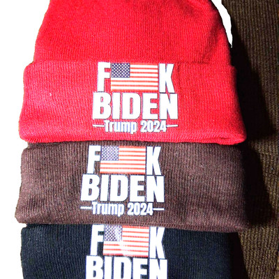 F**k Biden unisex funny winter hat Trump 2024