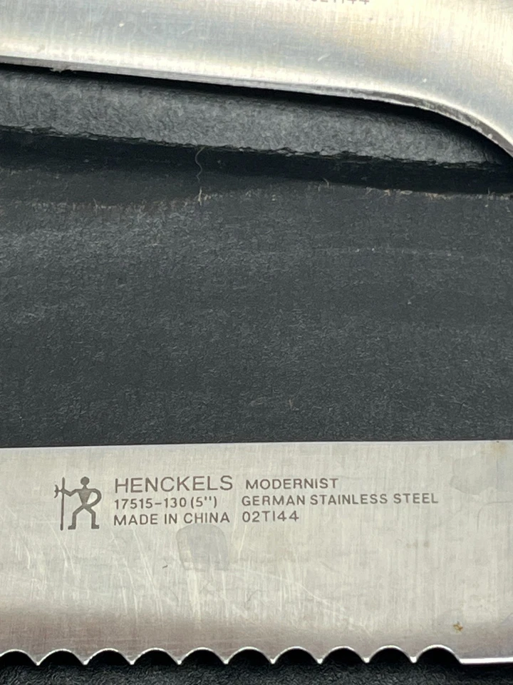 Lote de 3 facas Henckels MODERNIST desossa, utilitário serrilhado, faca utilitária 6" - Imagem 3 de 4