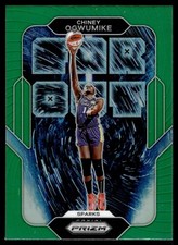 2022 Panini Prizm WNBA Far Out Prizms Green #13 Chiney Ogwumike