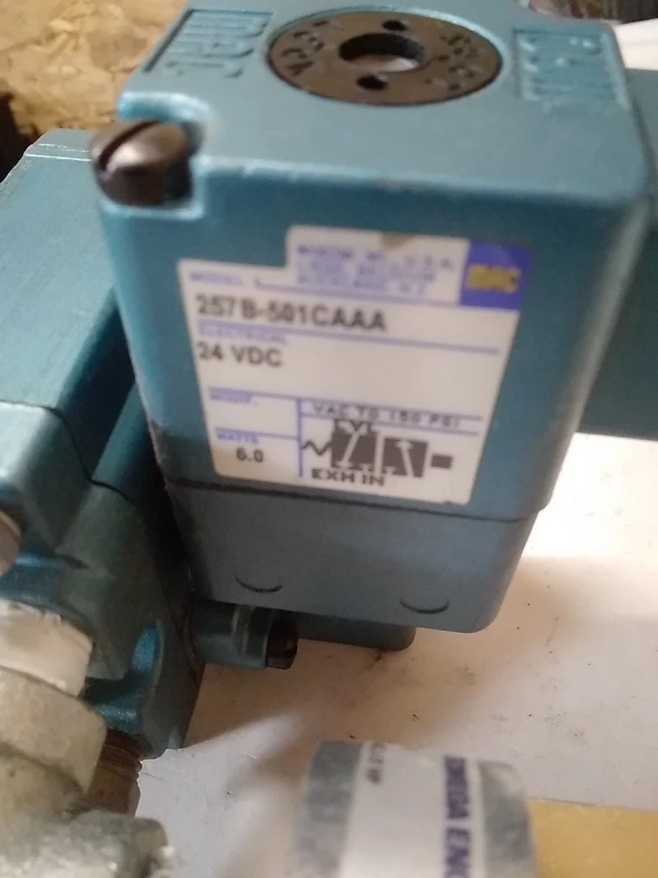 MAC 257B-501CAAA VACUUM TO 150PSI SOLENOID W/EXTRAS - Image 2 of 4