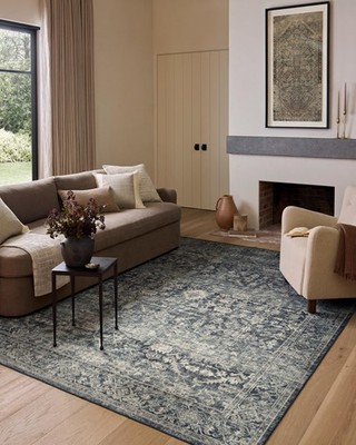 Amber Lewis Josie Collection Jos01 Ocean/natural 26 X 76 .13 Pile Height Lo