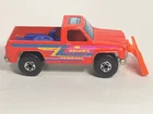 Vintage RARE 1979 Hot Wheels Car - BRIAN'S SNOW REMOVAL Pickup Truck & Plow