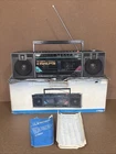 VTG Emerson CTR929 AM/FM Stereo Radio Dual Cassette Player Boombox Tested Works!