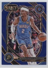2024 Panini Select Courtside Blue Wave Prizm 15/75 Shai Gilgeous-Alexander hs9
