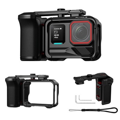 Für Insta360 Ace Pro/Ace Pro 2 Kamera Aluminium-Handgriffabdeckung Handgriff-Set