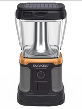Duracell 3000 Lumen Emergency Lamp Lantern Solar Power Flashlight Phone charger