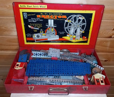 Vintage Gilbert Erector Set No. 8 1/2 All Electric Ferris Wheel Metal Case
