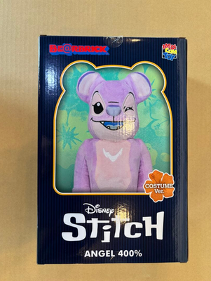BE@RBRICK Angel Costume Ver 400% Medicom Toy Lilo & Stitch Disney