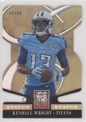 2014 Panini Elite Status Gold Die-Cut 5/49 Kendall Wright #96 fm0