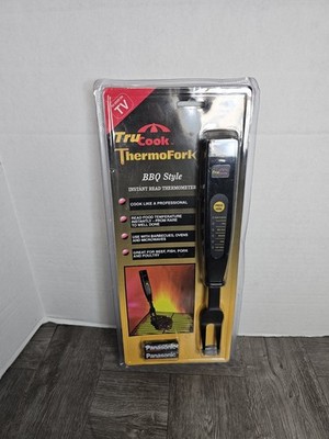 TruCook Thermo Fork Instant Read Meat Thermometer BBQ Temperature Checker