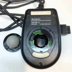 [Excellent Condition] MSX Hardware Sony MSX Mouse (Black) [MOS-1]