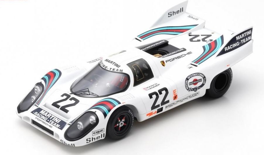 Miniature Porsche 917K Spark 22 en résine haute précision échelle 1/43