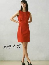UNIQLO × Theory Mercerized Cotton Sleeveless Dress XS Red New