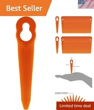 Replacement Blades for Grass Trimmers - 100 Pack Compatible with STIHL & More