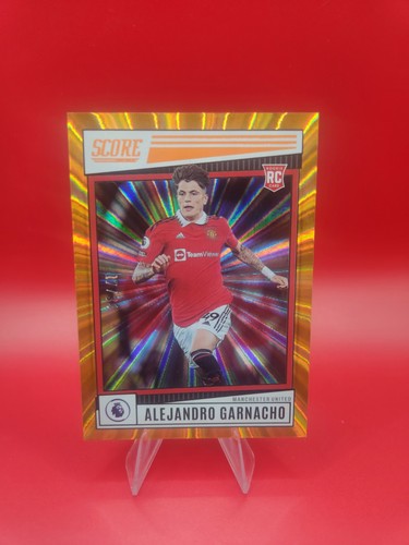 2022-23 Panini Score Alejandro Garnacho Rookie 17/35 Shirt Number Man United