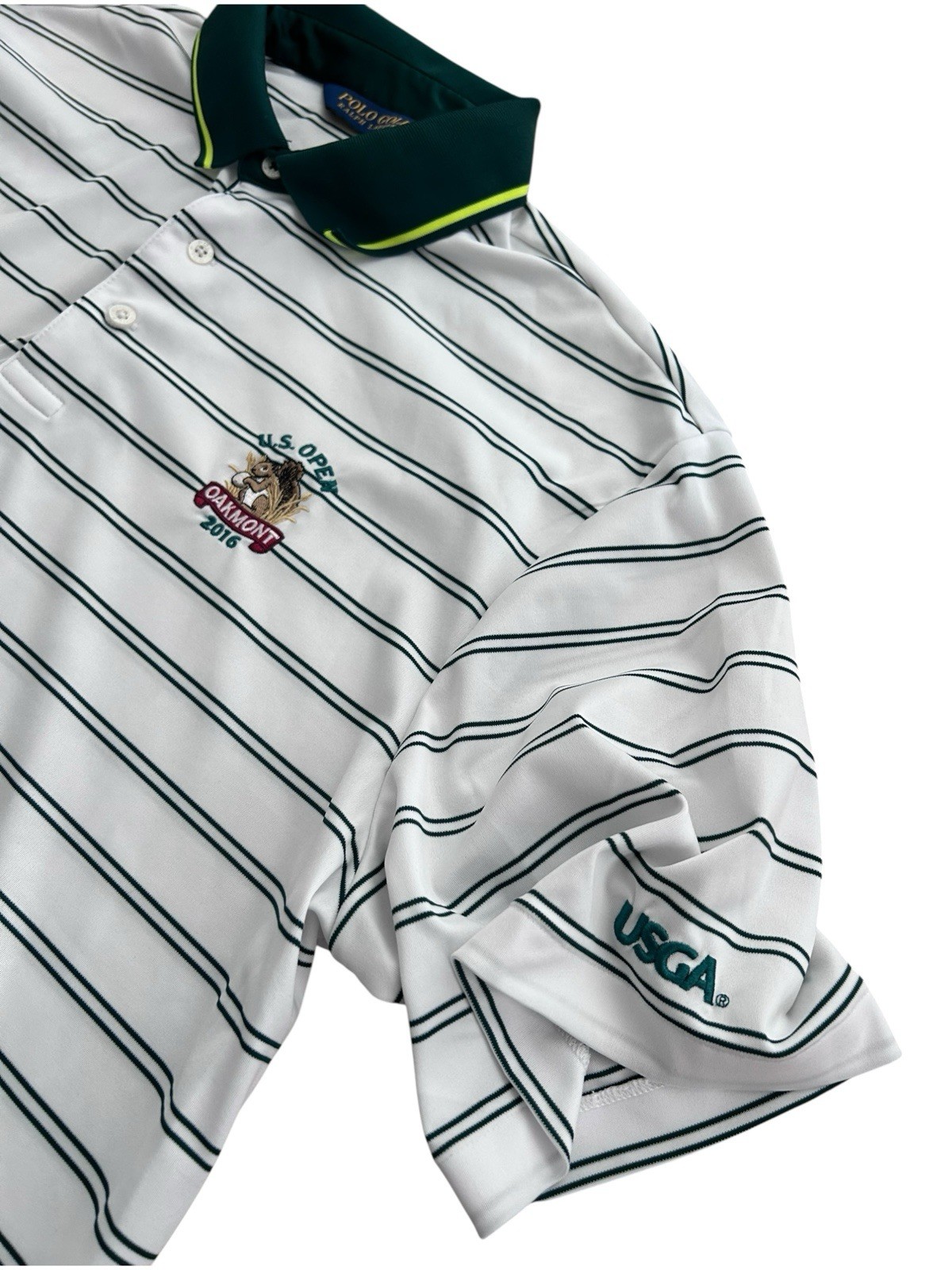 Polo Ralph Lauren Mens Golf Polo Shirt US Open Oakmont 2016 Size Large thumbnail 3